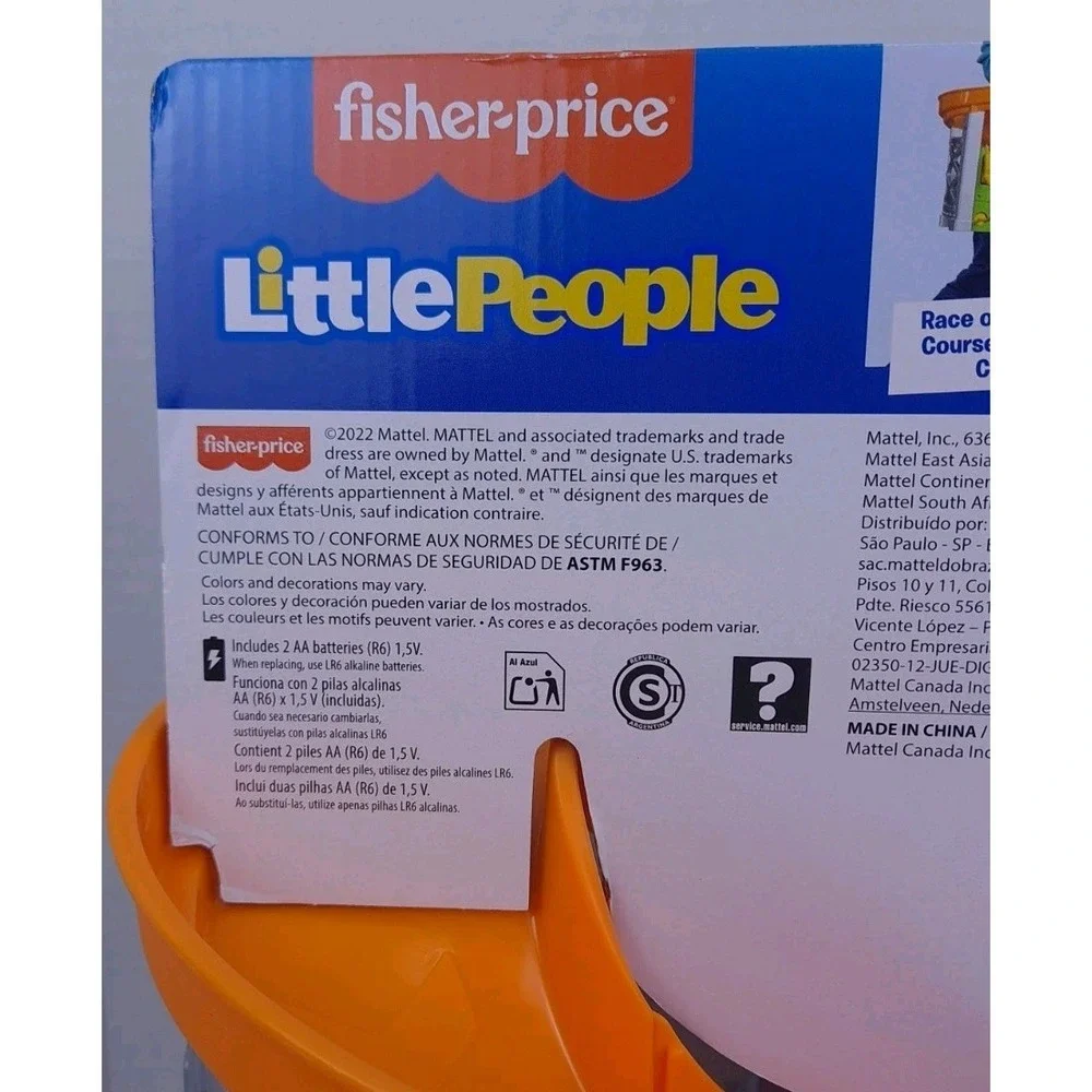 Fisher-Price Little People Hot Wheels‎ Race And Go Trackset Wheelies Fuel Up